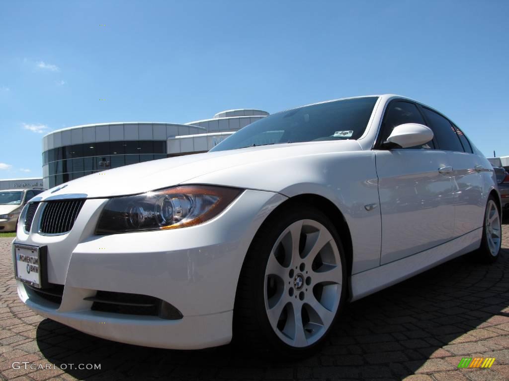 2006 3 Series 330i Sedan - Alpine White / Beige photo #9