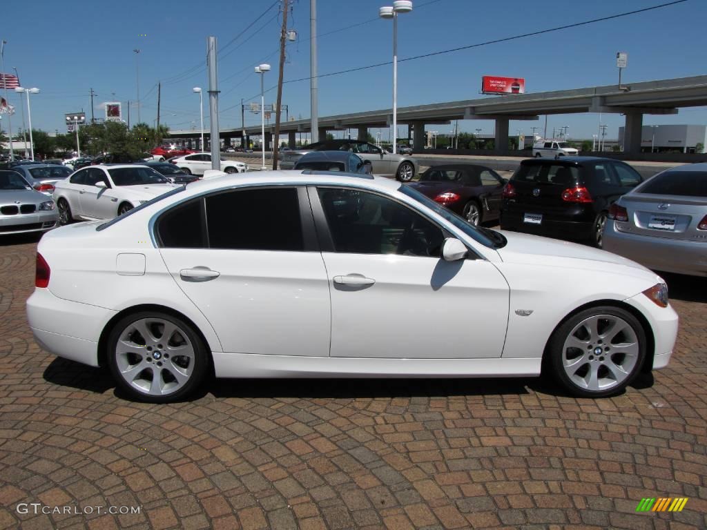 2006 3 Series 330i Sedan - Alpine White / Beige photo #14