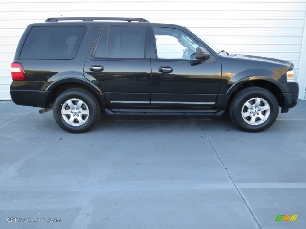 2010 Expedition XLT - Tuxedo Black / Stone photo #2