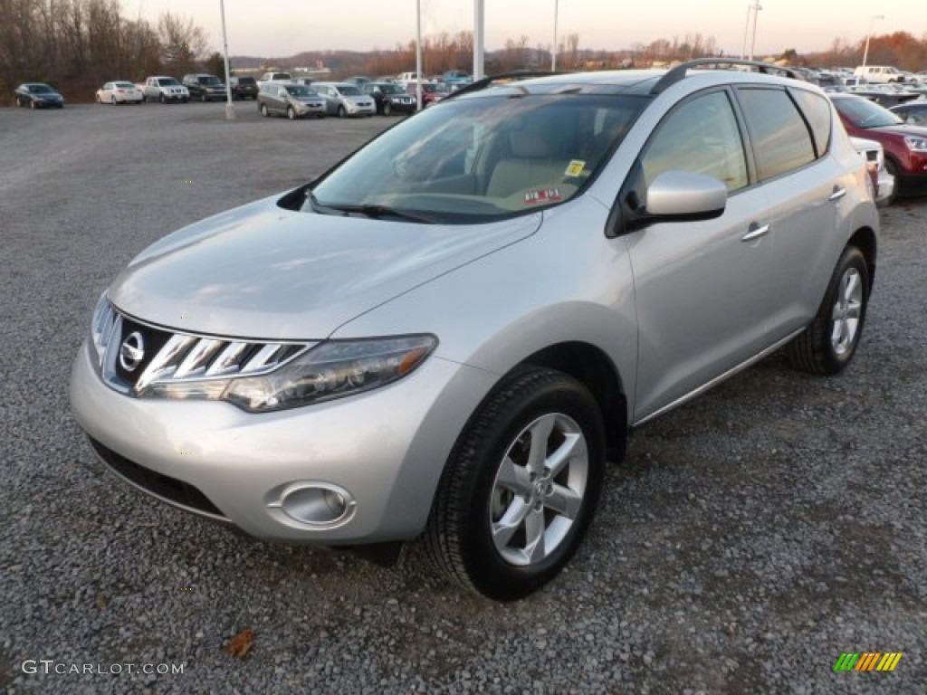 2009 Murano SL - Brilliant Silver Metallic / Beige photo #3