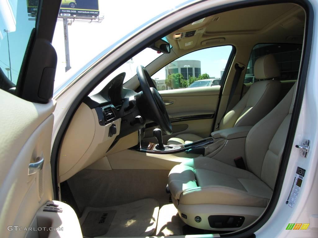 2006 3 Series 330i Sedan - Alpine White / Beige photo #18