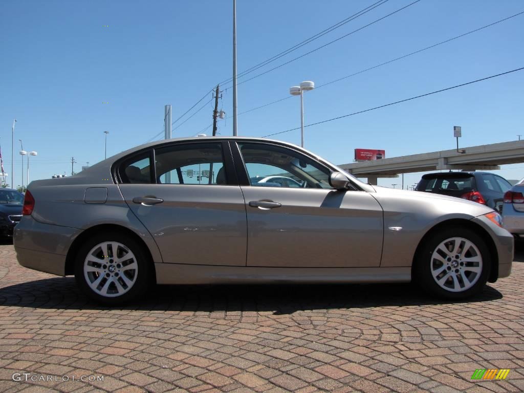 2007 3 Series 328i Sedan - Platinum Bronze Metallic / Beige photo #6
