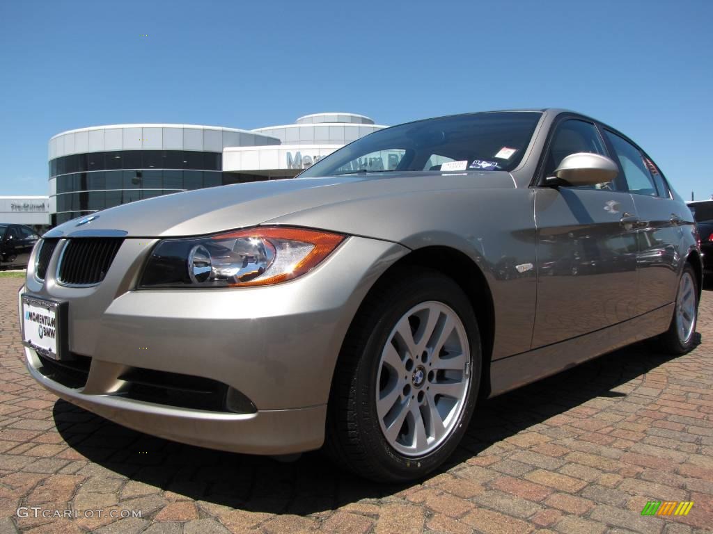 2007 3 Series 328i Sedan - Platinum Bronze Metallic / Beige photo #9