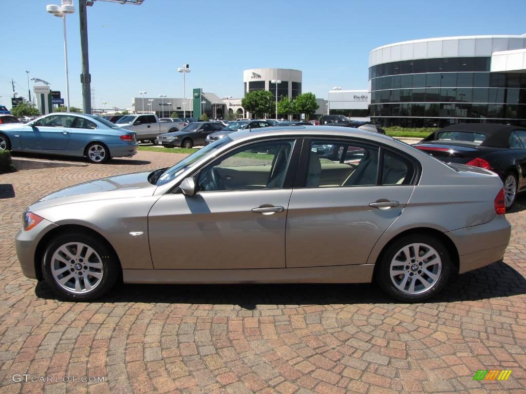 2007 3 Series 328i Sedan - Platinum Bronze Metallic / Beige photo #10