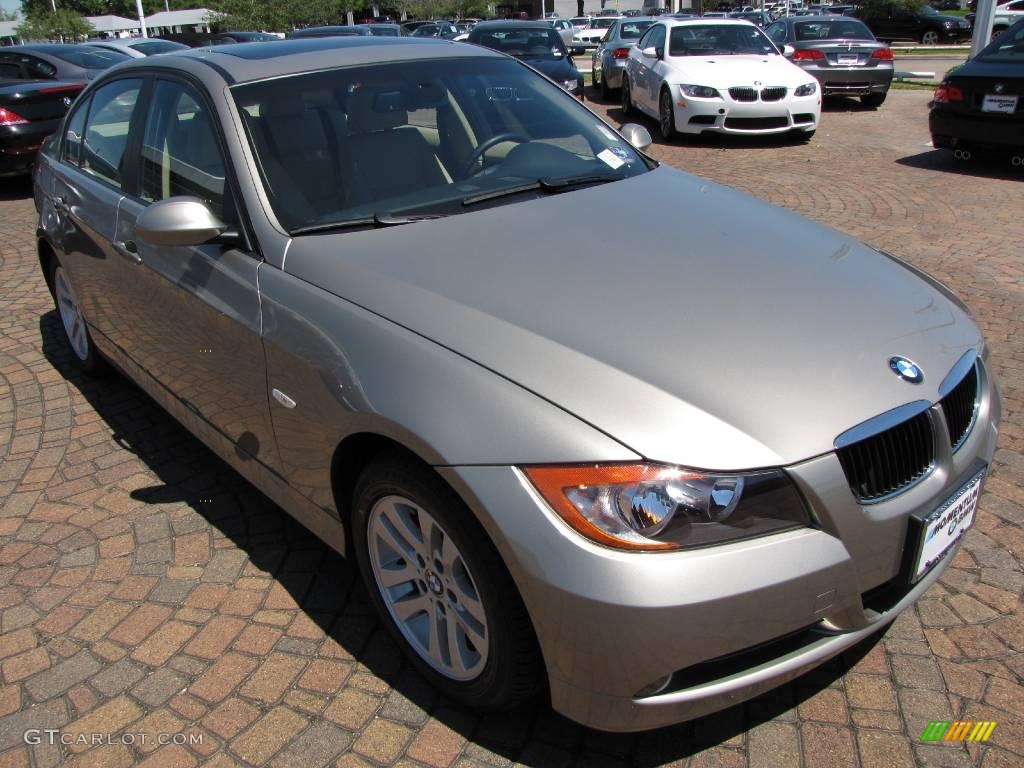 2007 3 Series 328i Sedan - Platinum Bronze Metallic / Beige photo #15