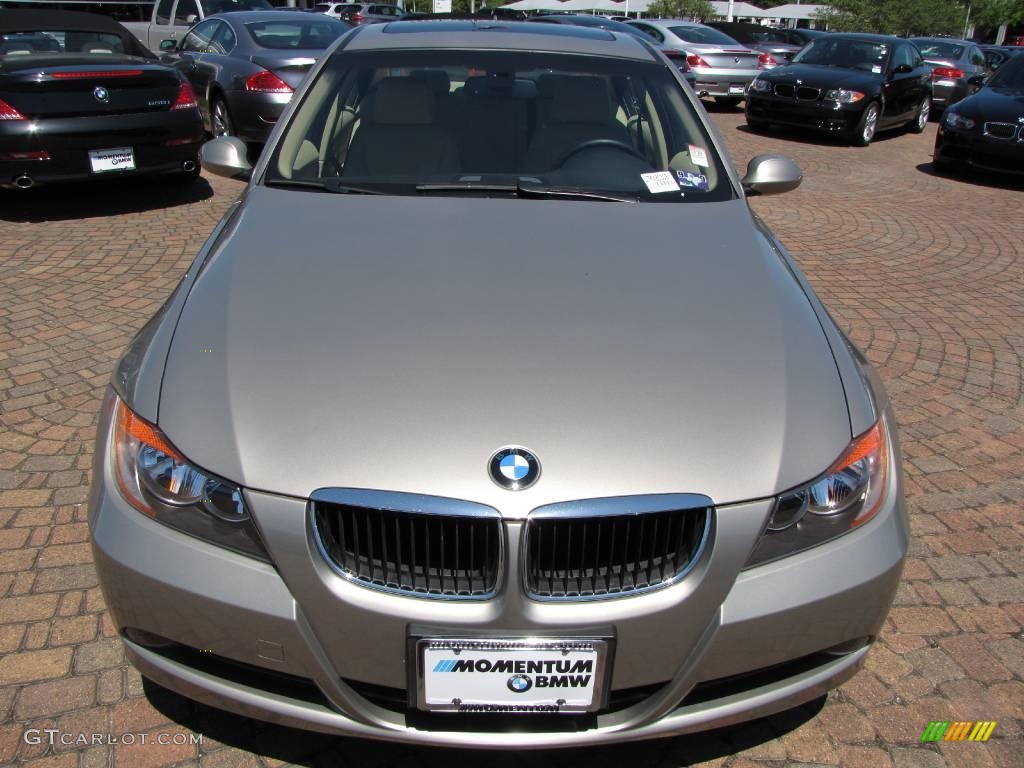 2007 3 Series 328i Sedan - Platinum Bronze Metallic / Beige photo #16