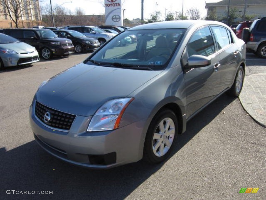 2007 Sentra 2.0 S - Magnetic Gray / Beige photo #2