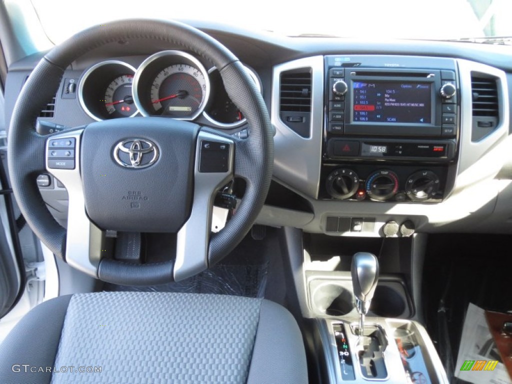 2013 Toyota Tacoma SR5 Prerunner Double Cab Graphite Dashboard Photo #73653809