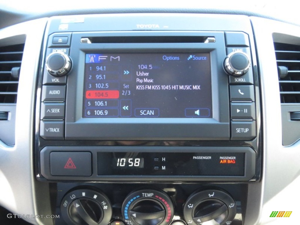 2013 Toyota Tacoma SR5 Prerunner Double Cab Audio System Photos