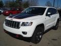 2013 Bright White Jeep Grand Cherokee Trailhawk 4x4  photo #2