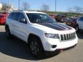 2013 Bright White Jeep Grand Cherokee Trailhawk 4x4  photo #4