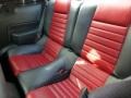Dark Charcoal/Red Rear Seat Photo for 2009 Ford Mustang #73654237
