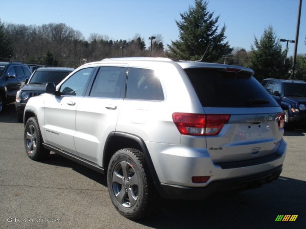 2013 Grand Cherokee Trailhawk 4x4 - Bright Silver Metallic / Trailhawk Black/Red Stitching photo #8