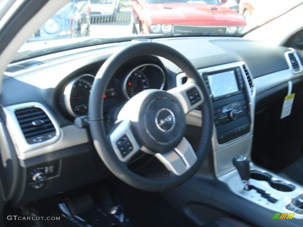 2013 Grand Cherokee Trailhawk 4x4 - Bright Silver Metallic / Trailhawk Black/Red Stitching photo #10