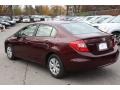 Crimson Pearl - Civic LX Sedan Photo No. 7