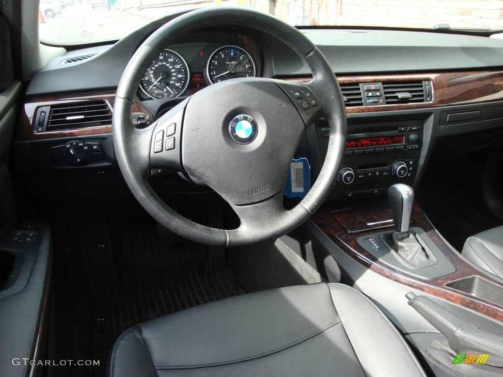 2007 3 Series 328xi Sedan - Titanium Silver Metallic / Black photo #11