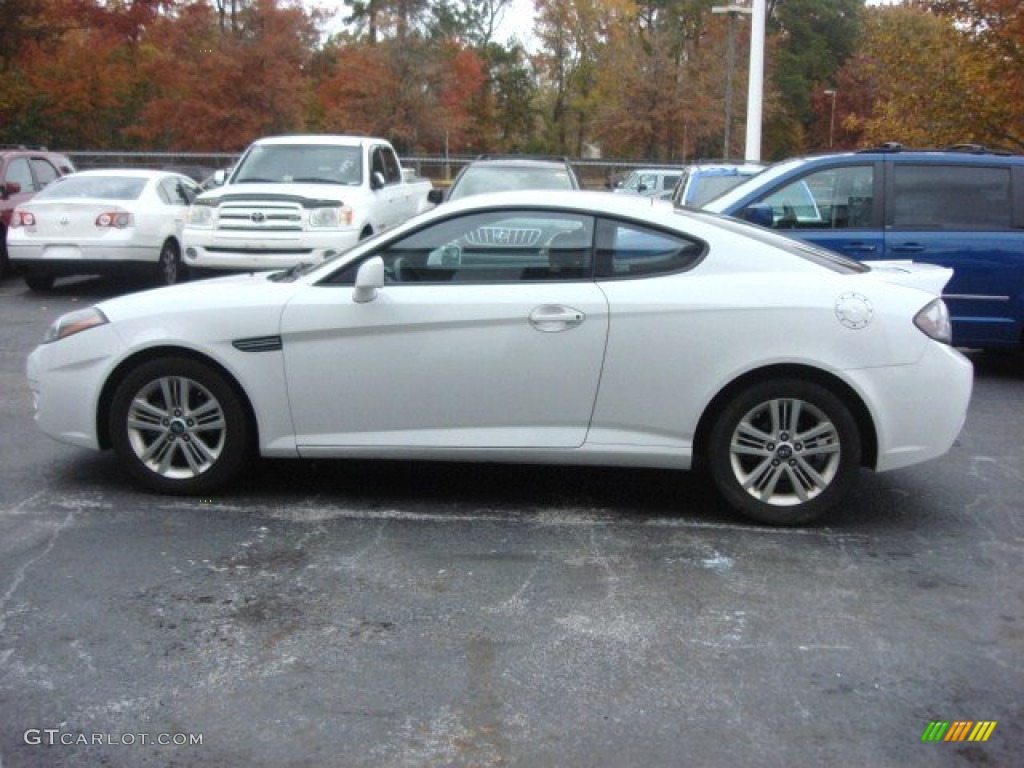 Captiva White 2008 Hyundai Tiburon GS Exterior Photo #73655937