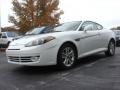 Captiva White 2008 Hyundai Tiburon GS Exterior