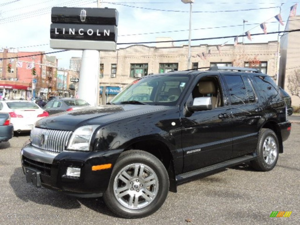 2008 Mountaineer Premier AWD - Ebony Black / Camel photo #1