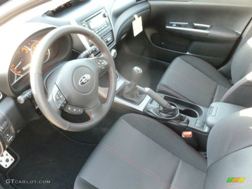 WRX Carbon Black Interior 2013 Subaru Impreza WRX 5 Door Photo #73657684