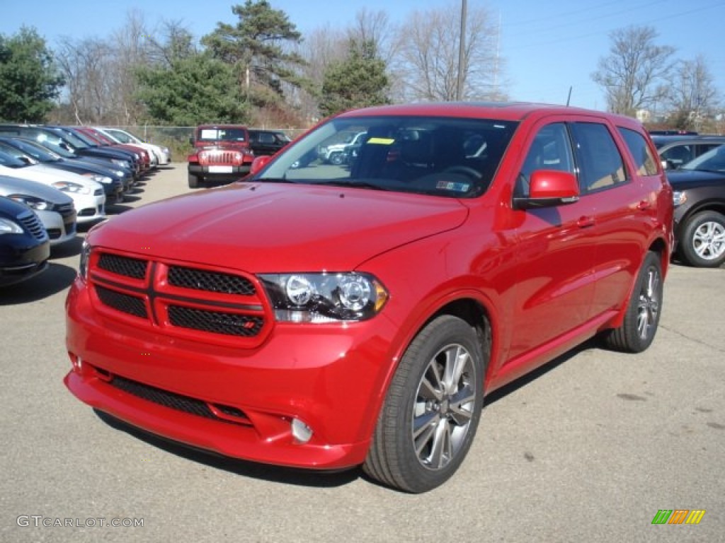 Redline 2-Coat Pearl 2013 Dodge Durango R/T AWD Exterior Photo #73658288