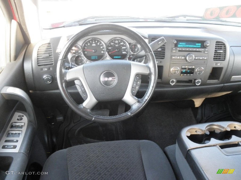 2007 Sierra 1500 SLE Extended Cab - Fire Red / Ebony Black photo #13