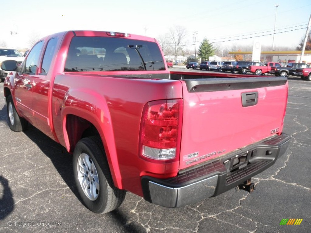 2007 Sierra 1500 SLE Extended Cab - Fire Red / Ebony Black photo #16