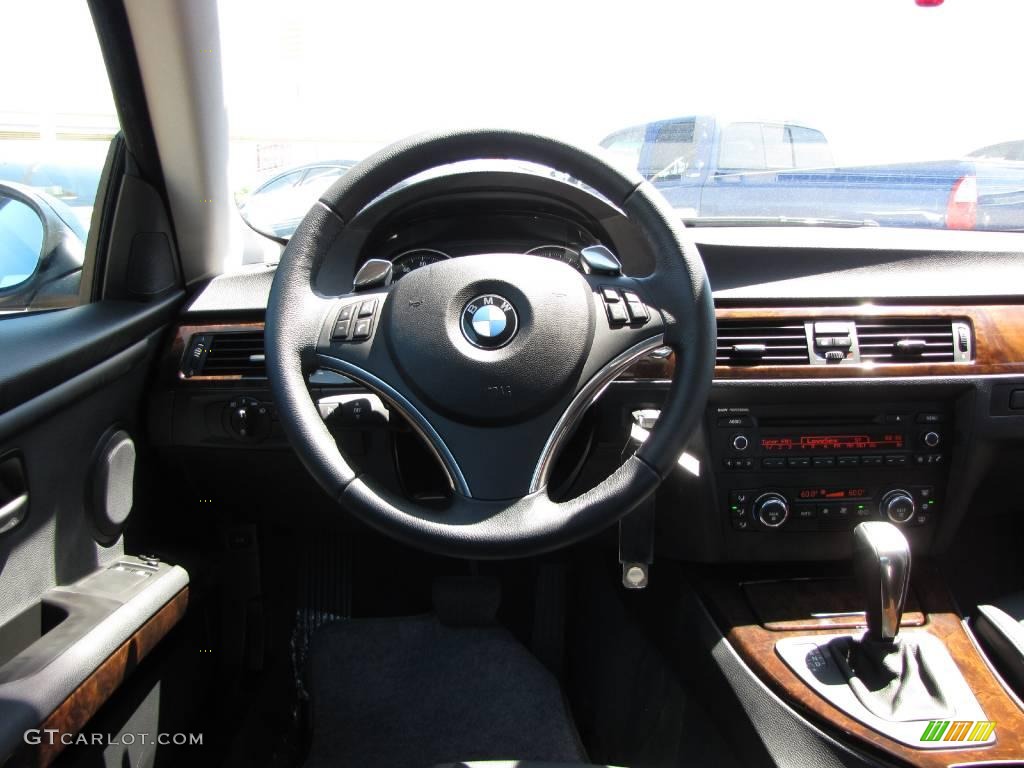 2008 3 Series 328i Coupe - Jet Black / Black photo #27