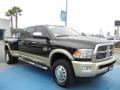 Rugged Brown Pearl 2011 Dodge Ram 3500 HD Laramie Longhorn Mega Cab 4x4 Dually Exterior