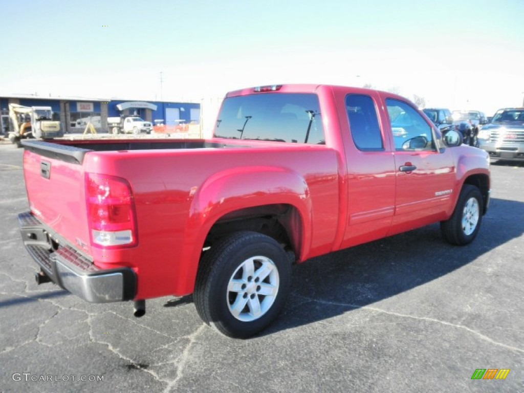 2007 Sierra 1500 SLE Extended Cab - Fire Red / Ebony Black photo #23