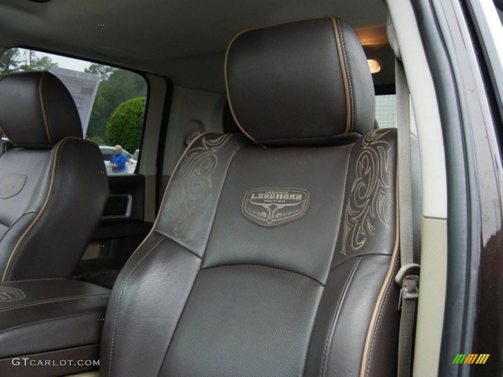2011 Dodge Ram 3500 HD Laramie Longhorn Mega Cab 4x4 Dually Front Seat Photos