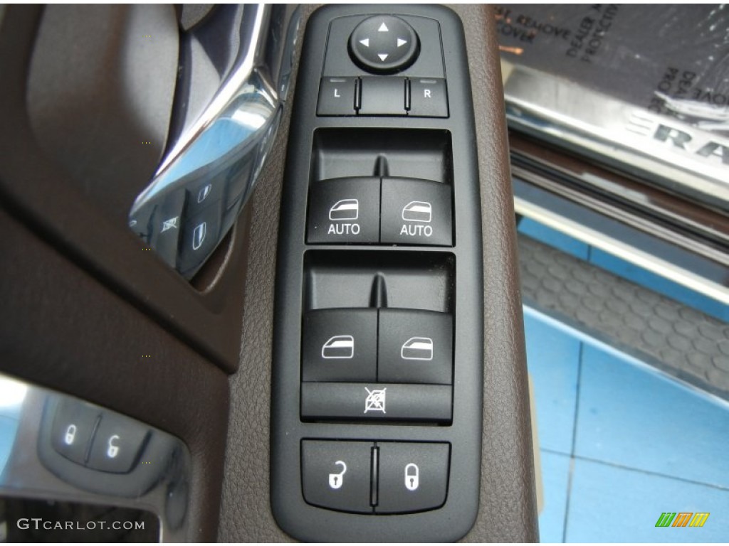 2011 Dodge Ram 3500 HD Laramie Longhorn Mega Cab 4x4 Dually Controls Photo #73659648