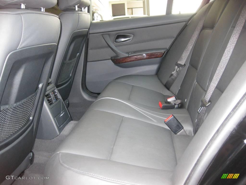 2008 3 Series 328i Sedan - Jet Black / Black photo #22
