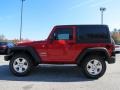 2012 Flame Red Jeep Wrangler Sport S 4x4  photo #4