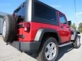 2012 Flame Red Jeep Wrangler Sport S 4x4  photo #7