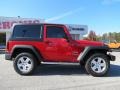 2012 Flame Red Jeep Wrangler Sport S 4x4  photo #8