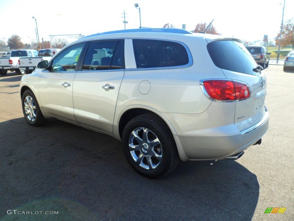 2008 Enclave CXL AWD - White Diamond Tri Coat / Cashmere/Cocoa photo #5