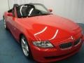 2008 Bright Red BMW Z4 3.0si Roadster  photo #4