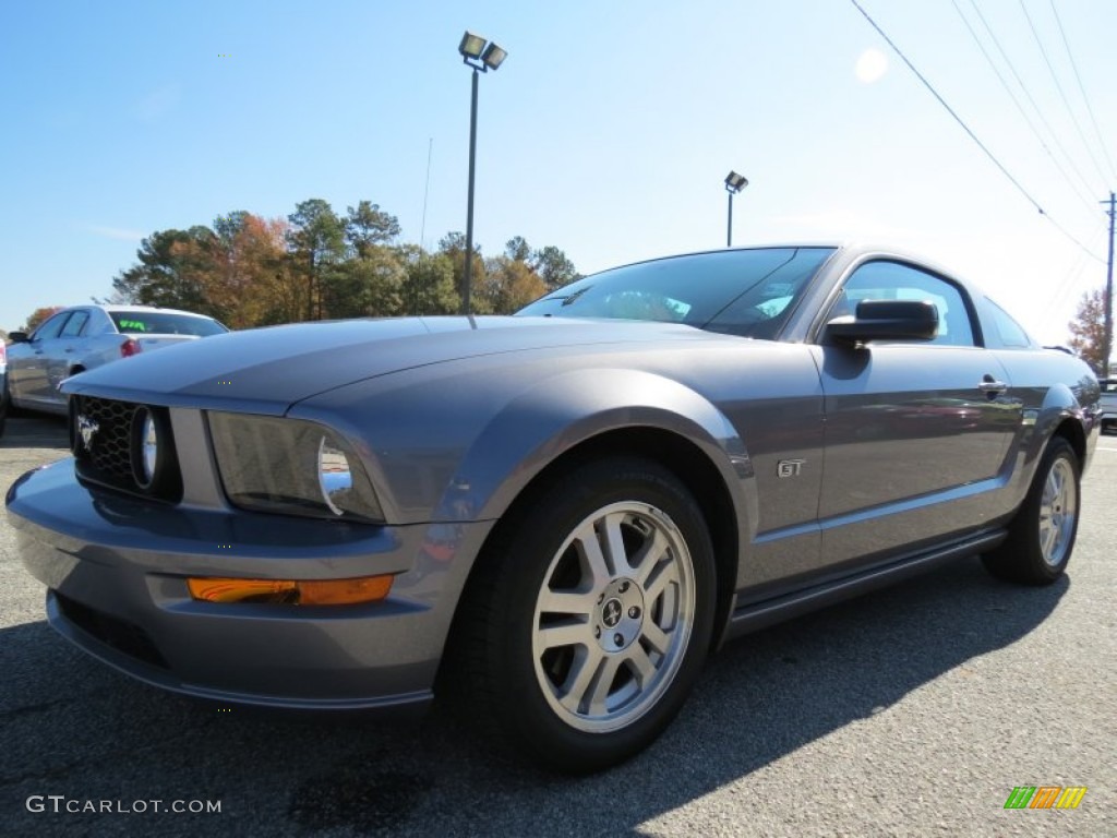 2007 Mustang GT Premium Coupe - Tungsten Grey Metallic / Light Graphite photo #3