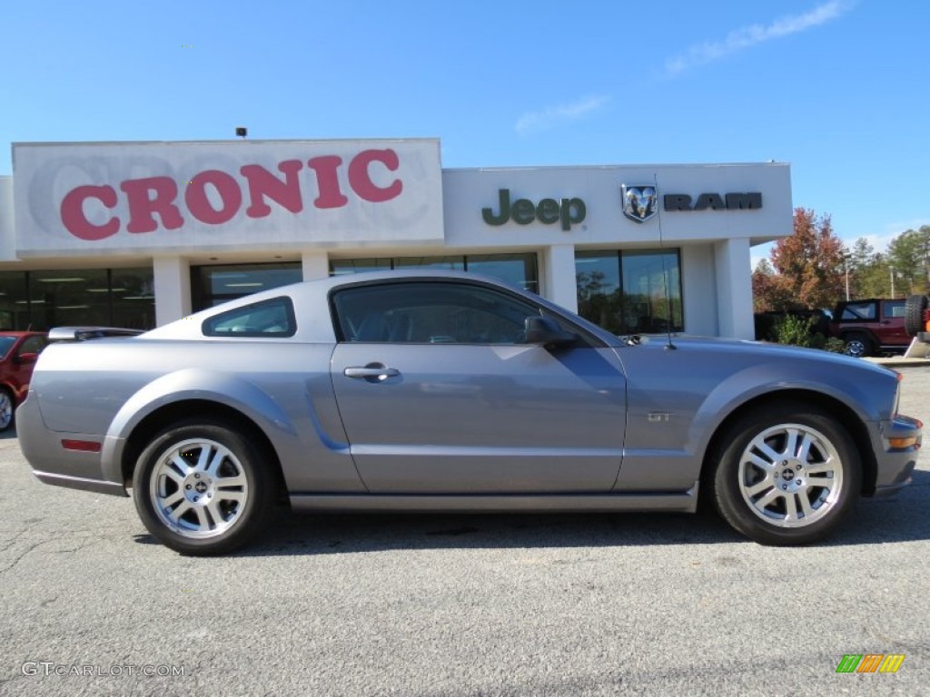 2007 Mustang GT Premium Coupe - Tungsten Grey Metallic / Light Graphite photo #8