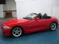 2008 Bright Red BMW Z4 3.0si Roadster  photo #6