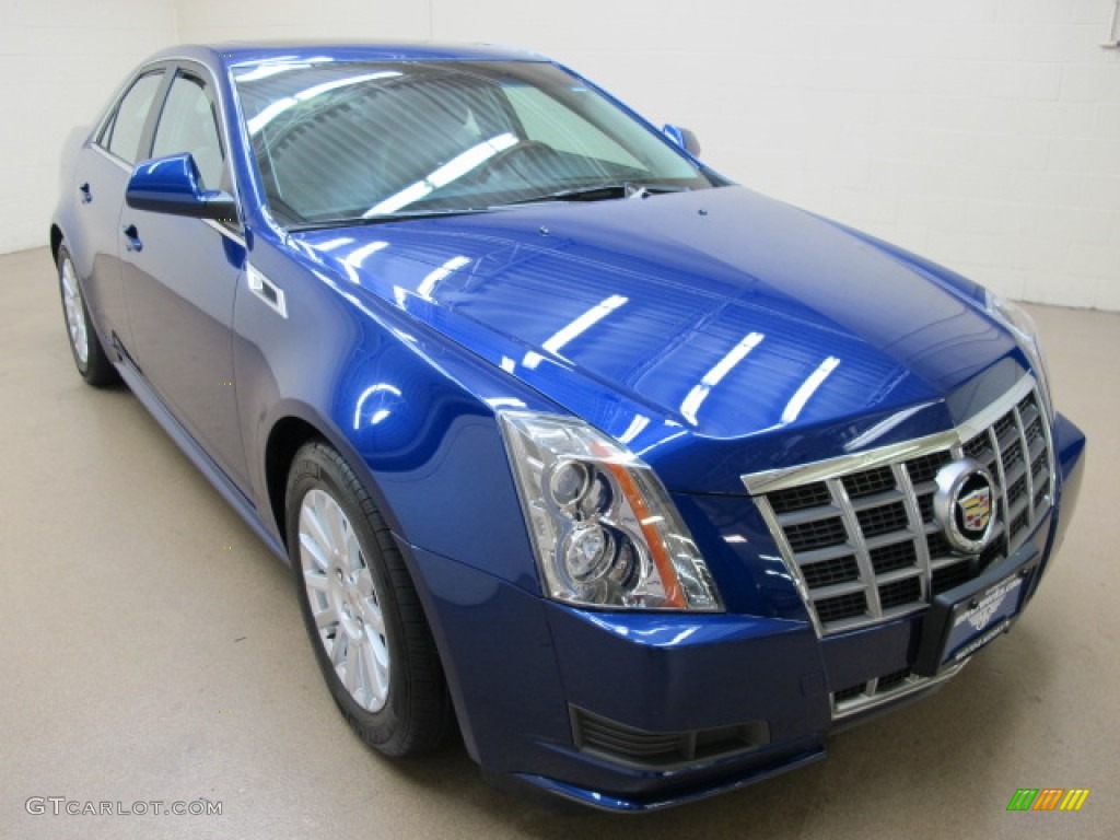 Opulent Blue Metallic 2012 Cadillac CTS 4 3.0 AWD Sedan Exterior Photo #73663185