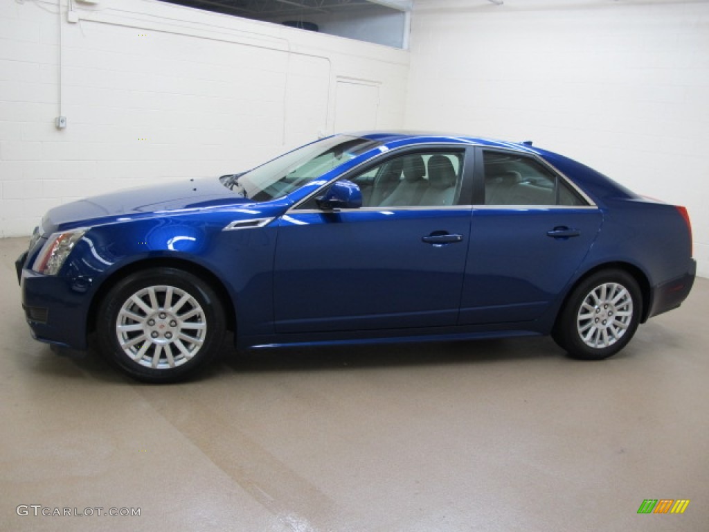 Opulent Blue Metallic 2012 Cadillac CTS 4 3.0 AWD Sedan Exterior Photo #73663276