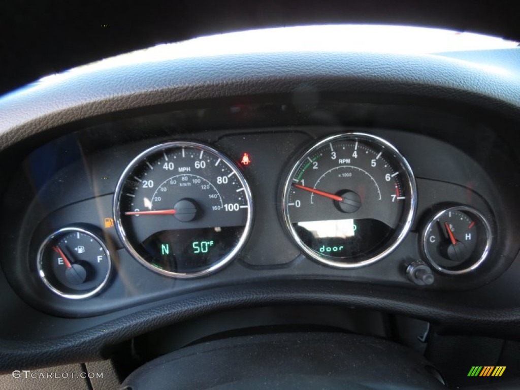 2013 Jeep Wrangler Sport 4x4 Gauges Photo #73663692