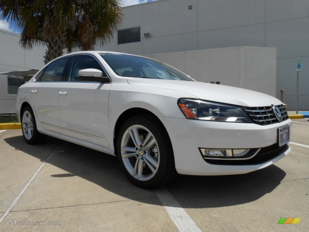 Candy White Volkswagen Passat