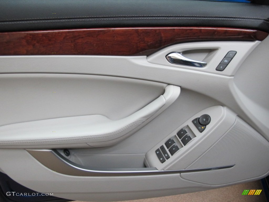 2012 Cadillac CTS 4 3.0 AWD Sedan Light Titanium/Ebony Door Panel Photo #73664106