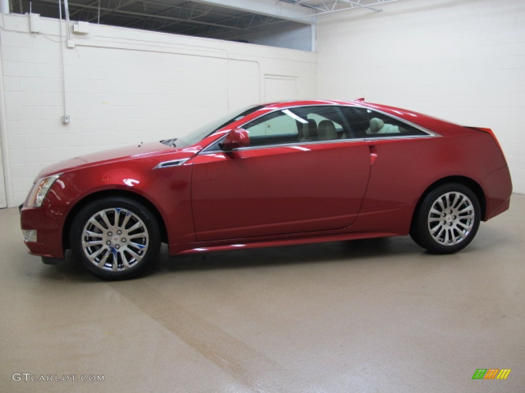 Crystal Red Tintcoat 2012 Cadillac CTS 4 AWD Coupe Exterior Photo #73664241