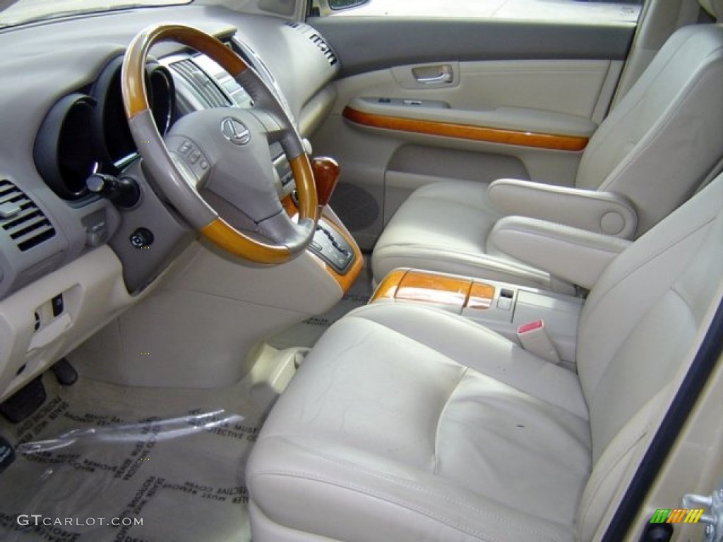 Parchment Interior 2009 Lexus RX 350 AWD Photo #73664367