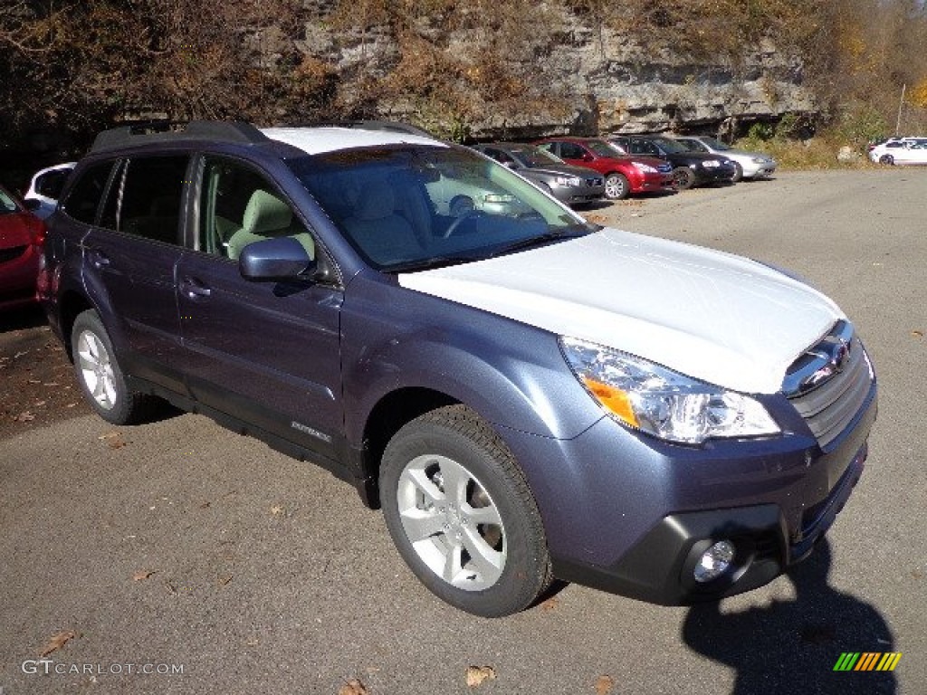 2013 Outback 2.5i Premium - Twilight Blue Metallic / Ivory photo #6