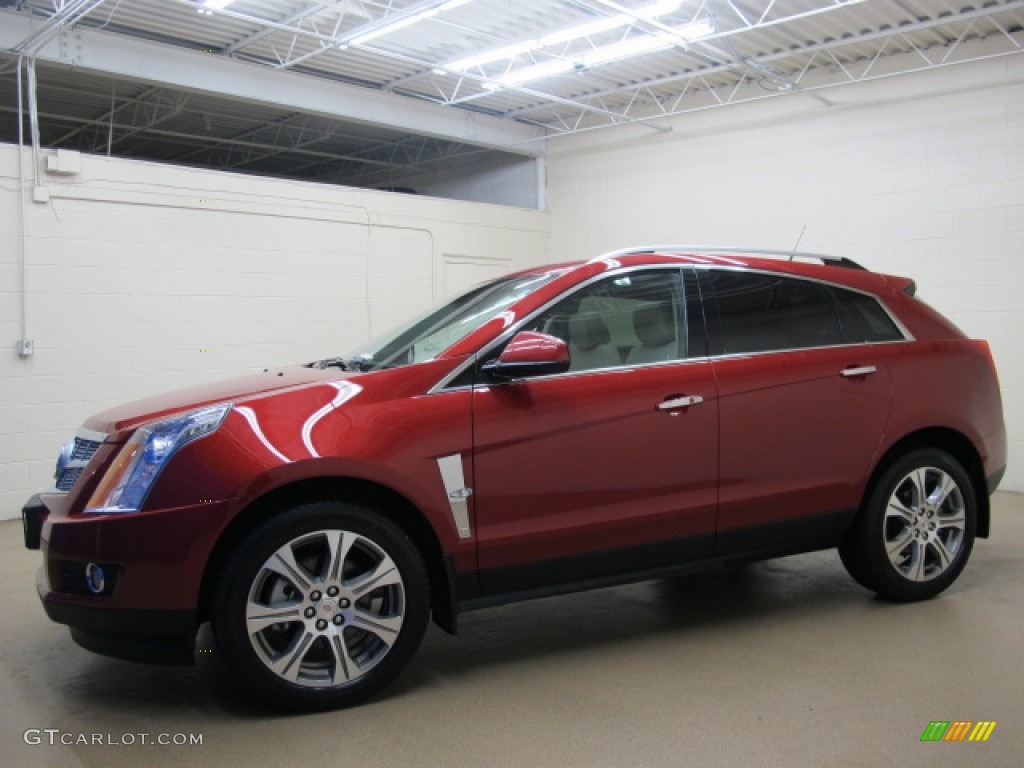 Crystal Red Tintcoat 2012 Cadillac SRX Premium AWD Exterior Photo #73665153